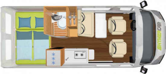 Hymer free 600 CAMPUS  !!! AKCIOVÁ CENA 74 990 € s DPH !!!